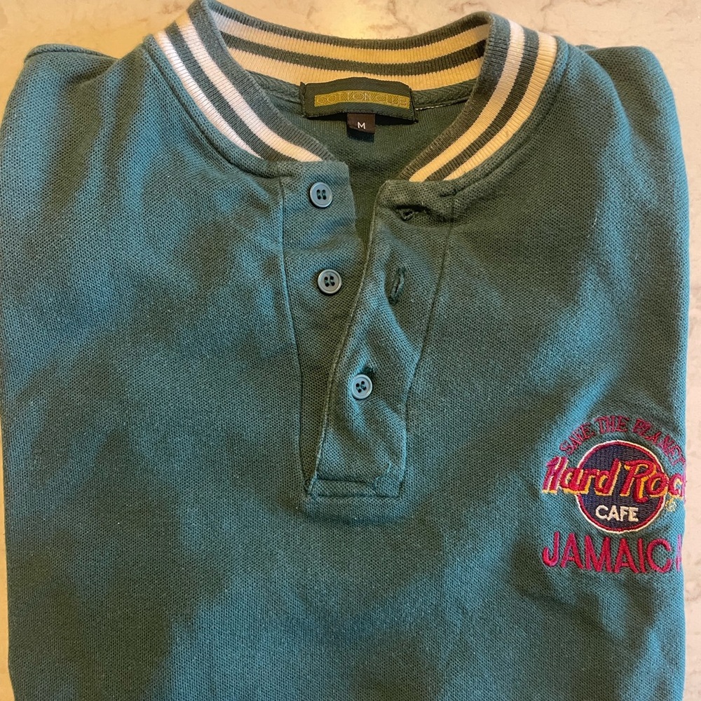 Hard Rock Cafe Jamaica Polo Shirt - Medium